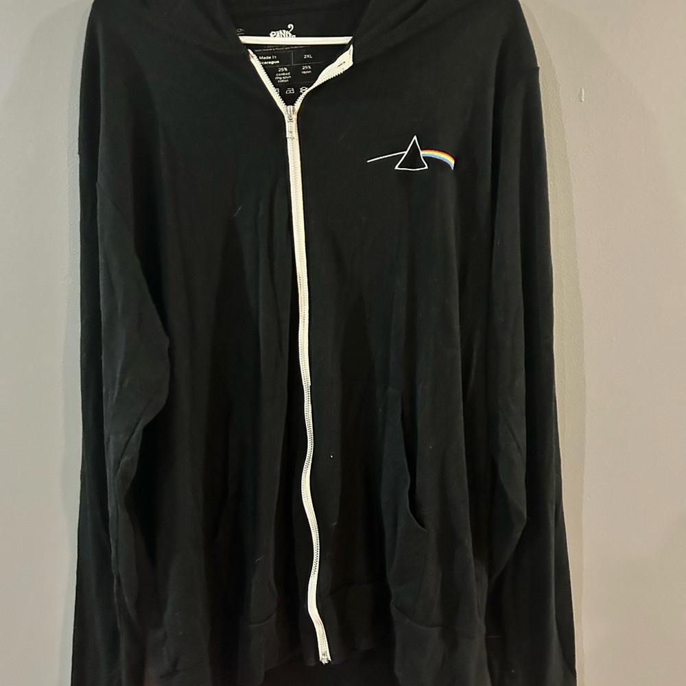 Pink Floyd Black Zip-Up Hoodie